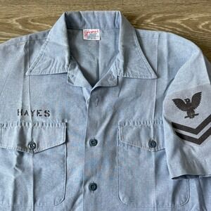 Rothco Men's Blue Casual Button Down Navy Shirt